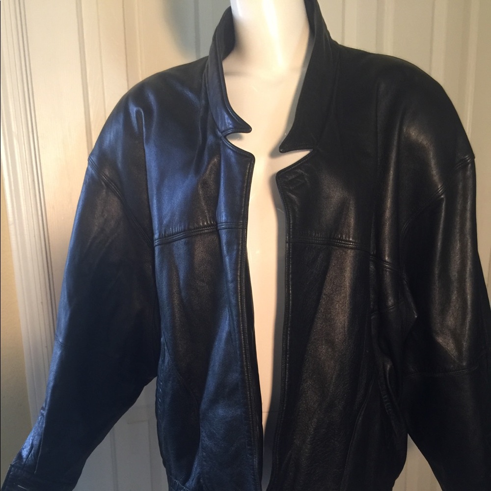 Leather Designer Jacket - image 1